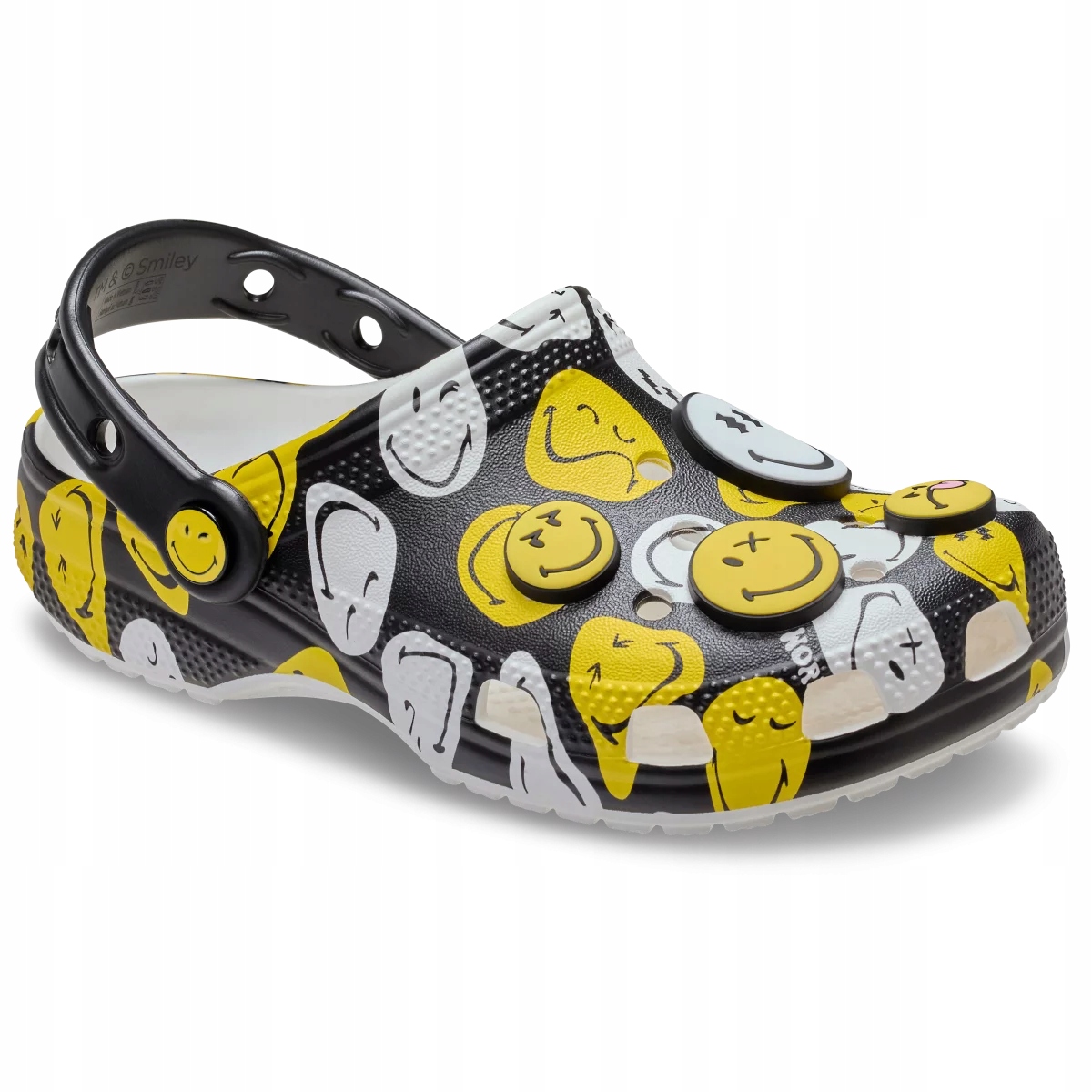 Crocs Dziecięce Buty Klapki Chodaki Kids Classic Smiley 211694 Clog 33-34