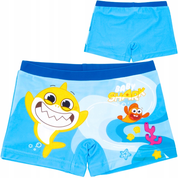 STRÓJ KĄPIELOWY BABY SHARK BOKSERKI KĄPIELÓWKI MAJTKI 98/104 CM CHŁOPIĘCE Marka Hopki