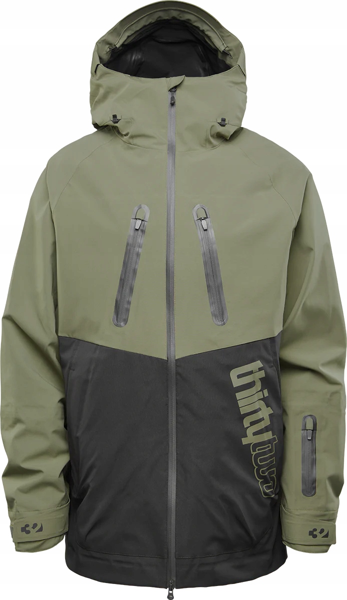 Pánská snowboardová bunda ThirtyTwo TM-3 Jacket black/olive, velikost L
