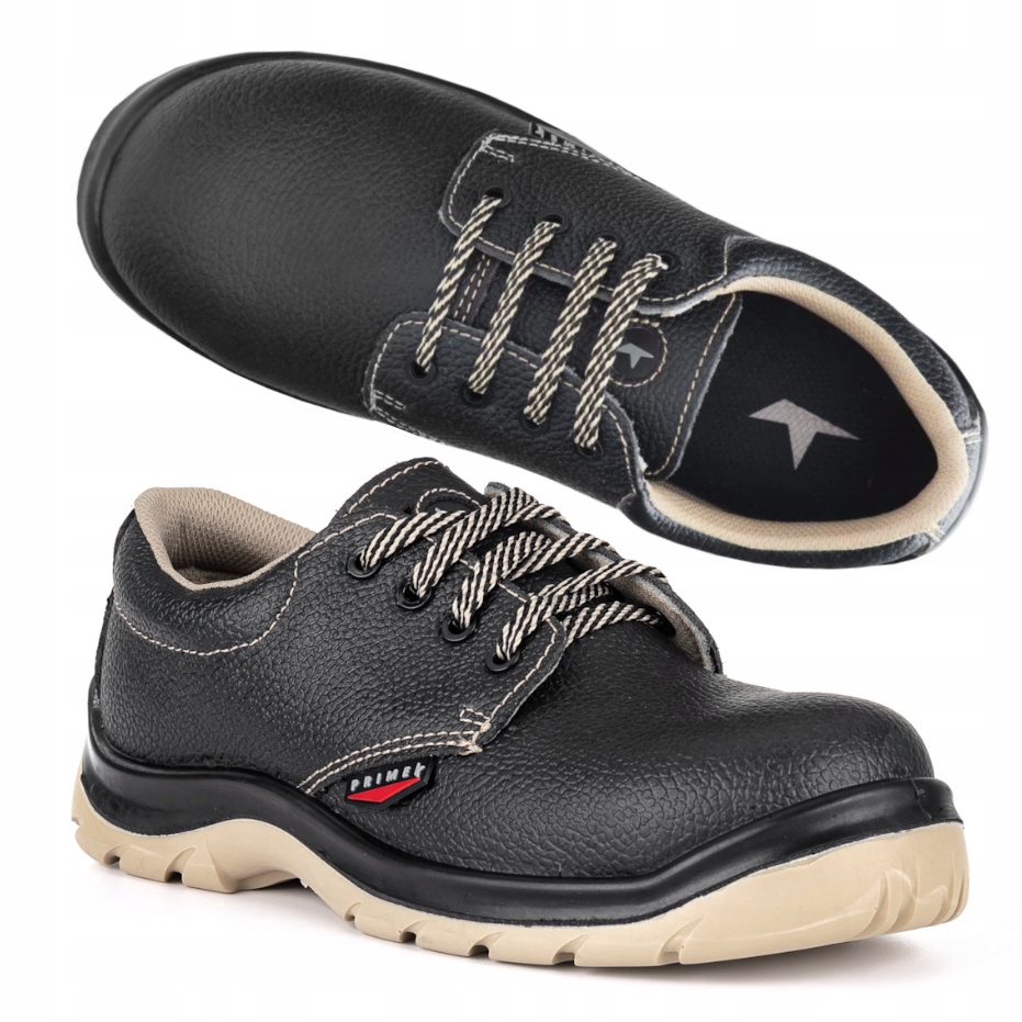 Buty Robocze Męskie Skórzane Podnosek Wkładka Prime Low S1P Ardon 43
