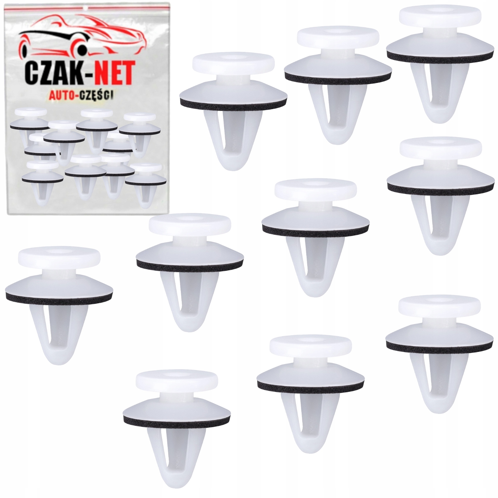 КЛИПСЫ ПЛАНОК ПОРОГОВЫЕ МОНТАЖ ПОД СТЕКЛОМ MITSUBISHI 10szt