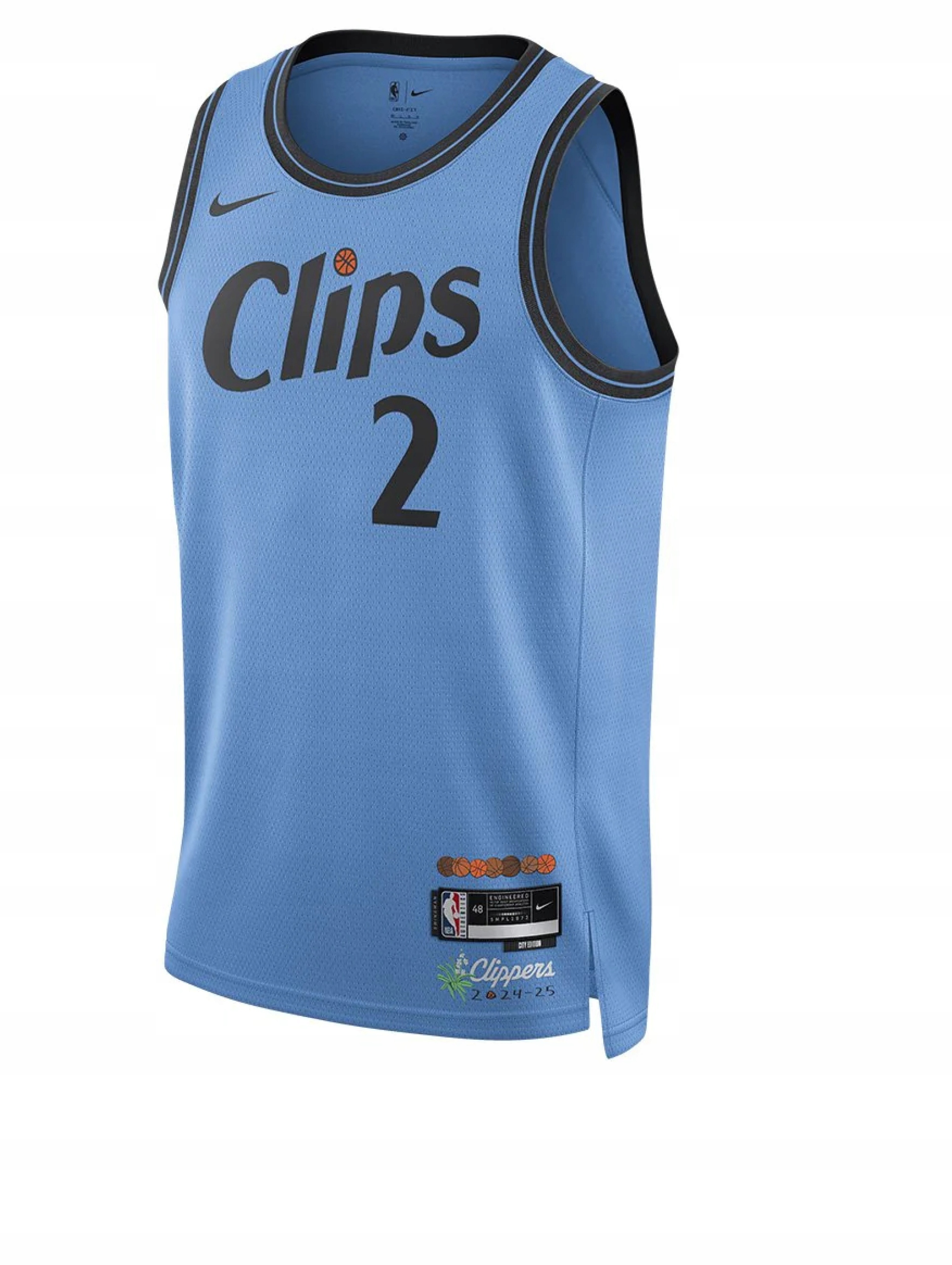 Koszulka koszykarska Nba Clips Leonard nr 2 ; rozmiar L