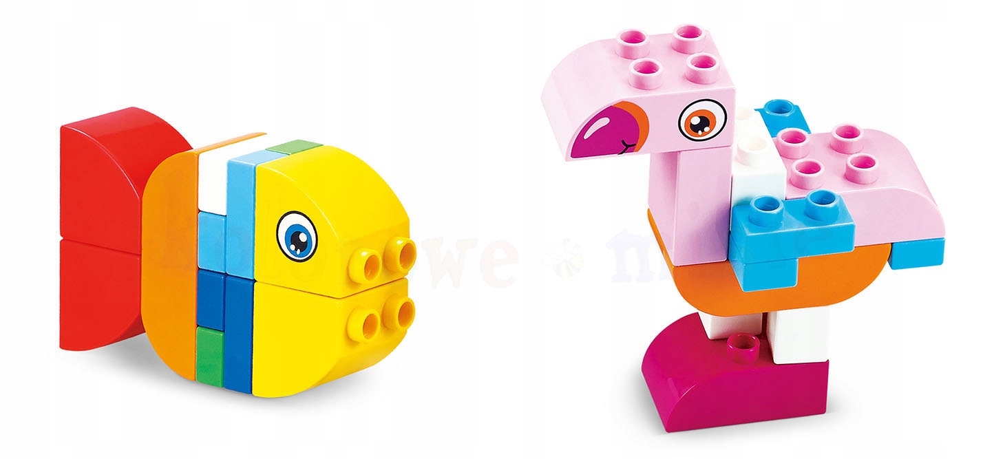 ZESTAW KLOCKI 5495 puzzle flaming rybka edukacyjne dzieci piankowe dzieci Marka Toyformat