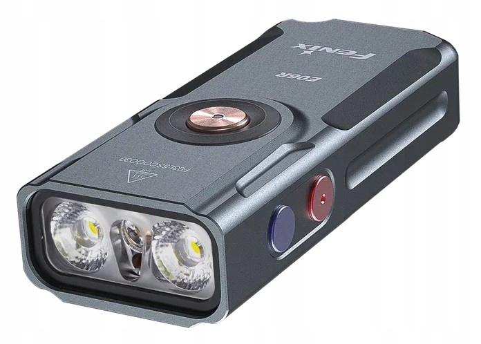 Latarka Led E06R z diodą Uv i laserem Klips Magnes 700Lumenów Usb-c
