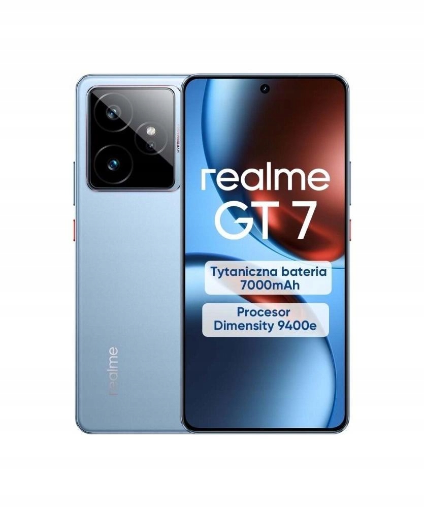 Chytrý telefon realme Gt 7 5G 12/512GB Oled Nfc Dual Sim IceSense Blue