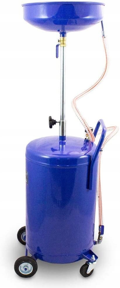 Mobilna Zlewarka do oleju Warsztatowa Regulowana ze zbiornikiem 80L Marka Bituxx