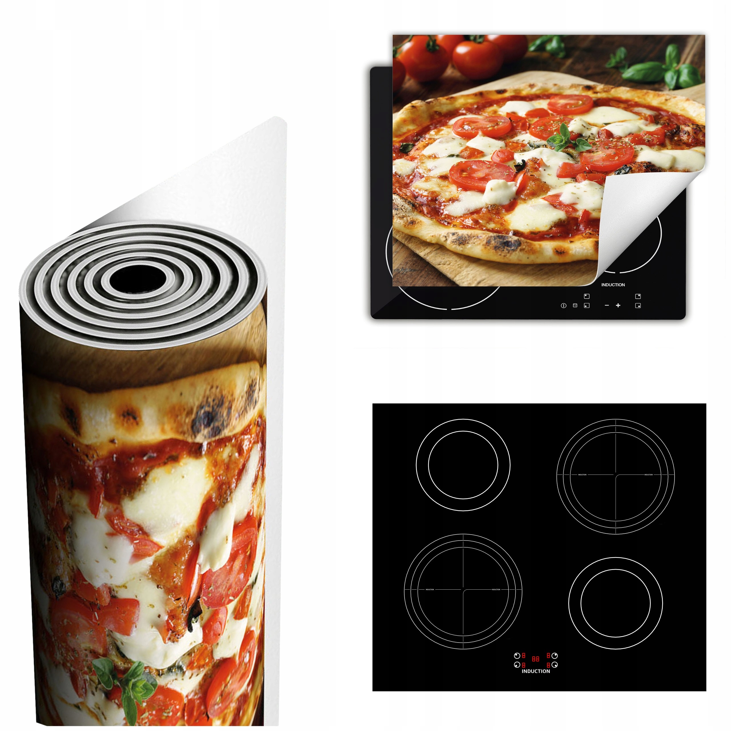 Ochranná Podložka Na Sporák Pro Více Místa 60x52 pizza rajče