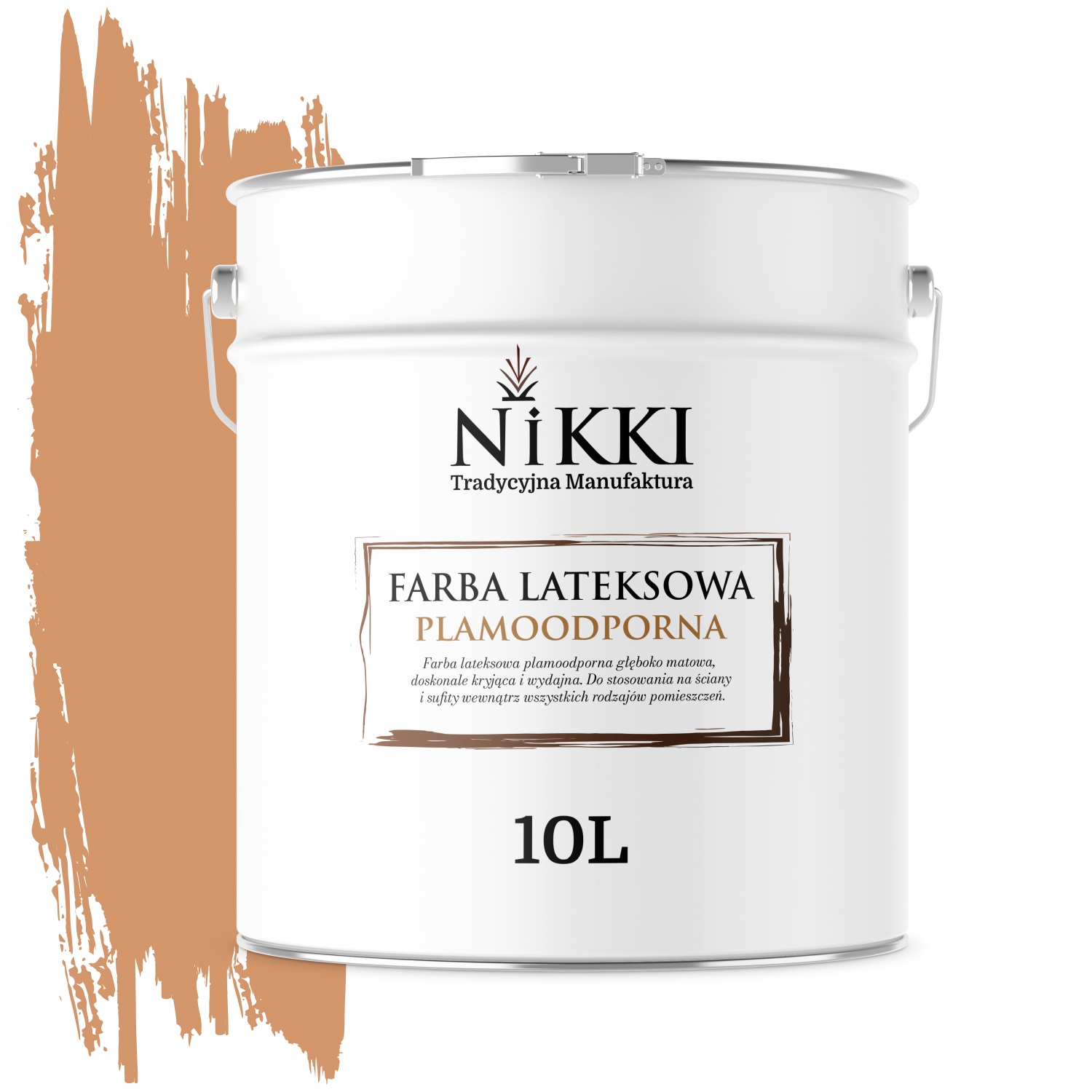 Latexová Farba Odolná Voči Škvrnám Farba Čajová H6135 10L Hlboká Matná