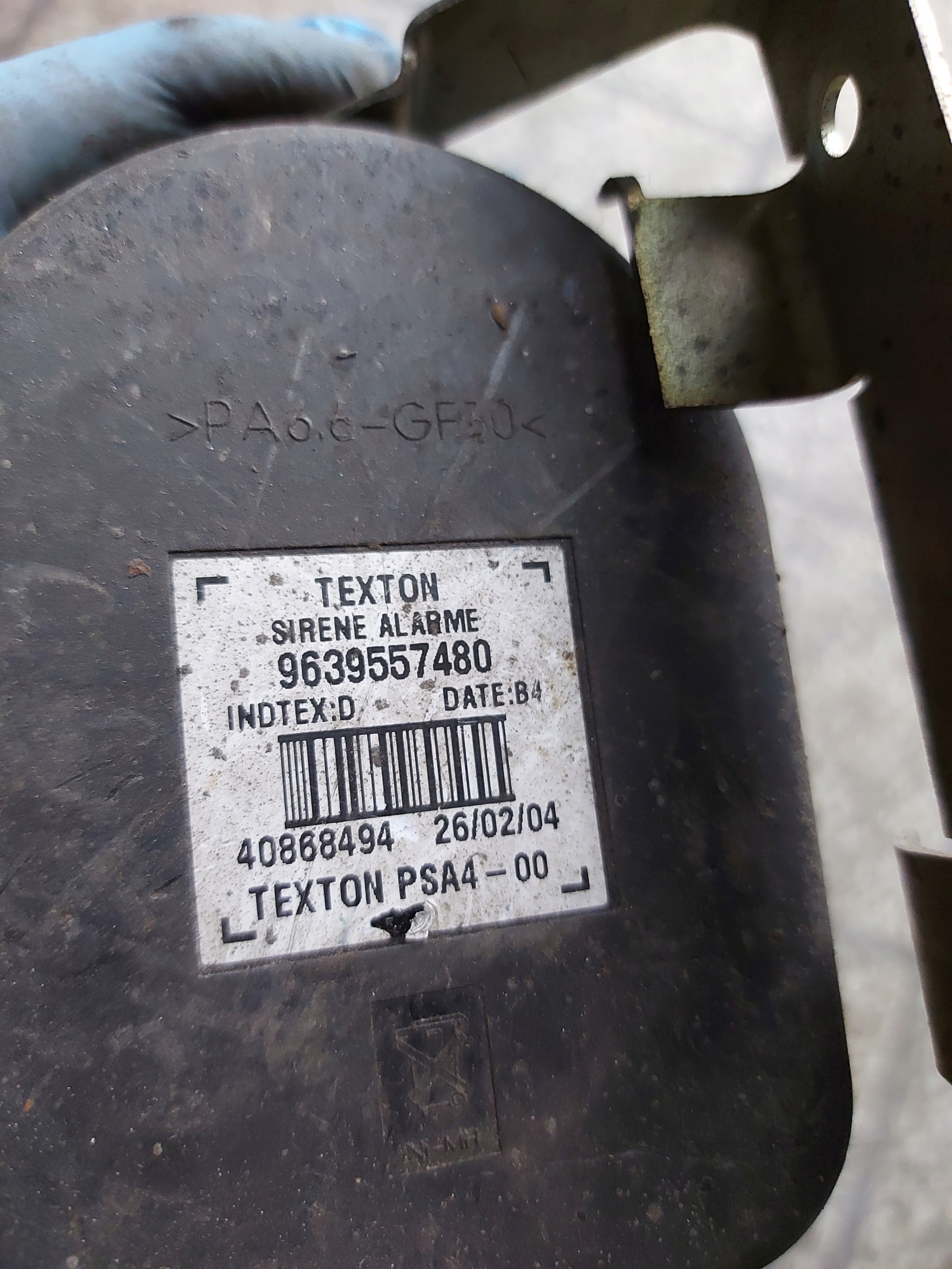 SYRENA ALARMU KLAKSON SYGNAŁ PEUGEOT 206 CITROEN Typ samochodu Samochody osobowe