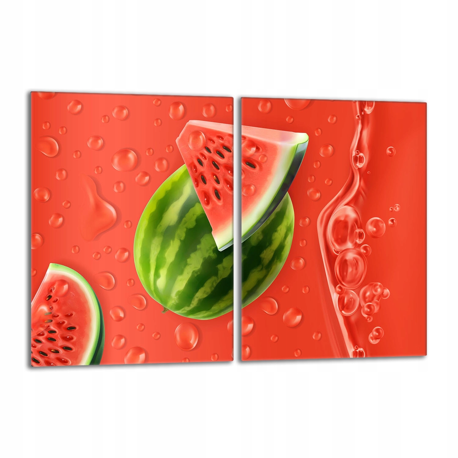 Skleněná ochranná deska na sporák 2x40x52 Meloun Do Kuchyně