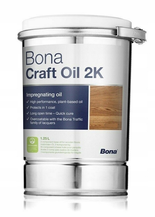 Olej Bona Craft Oil 2K Invisible Niewidoczny 1,25l