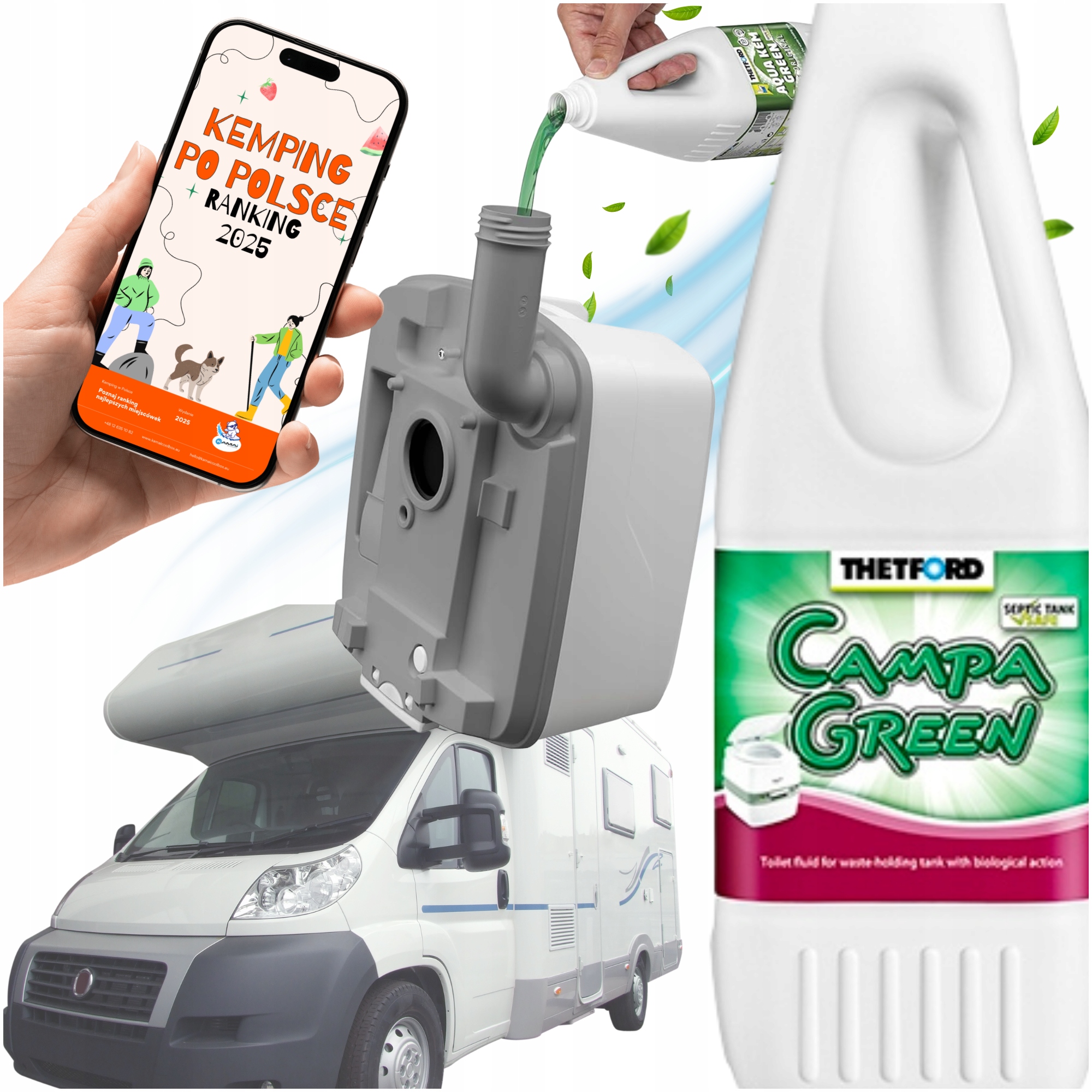 Płyn do Toalet Turystycznych dolny zbiornik Higiena I Czystość w podróży