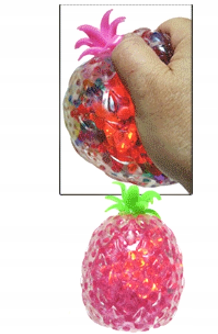 

Gniotek ananas led świecący popit squishy na stres