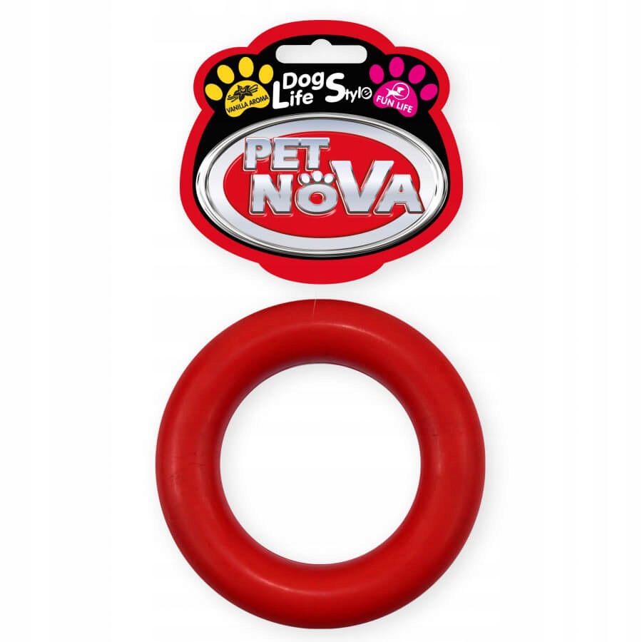 

Pet Nova Ringo 9cm ring czerwony do aportu dla psa