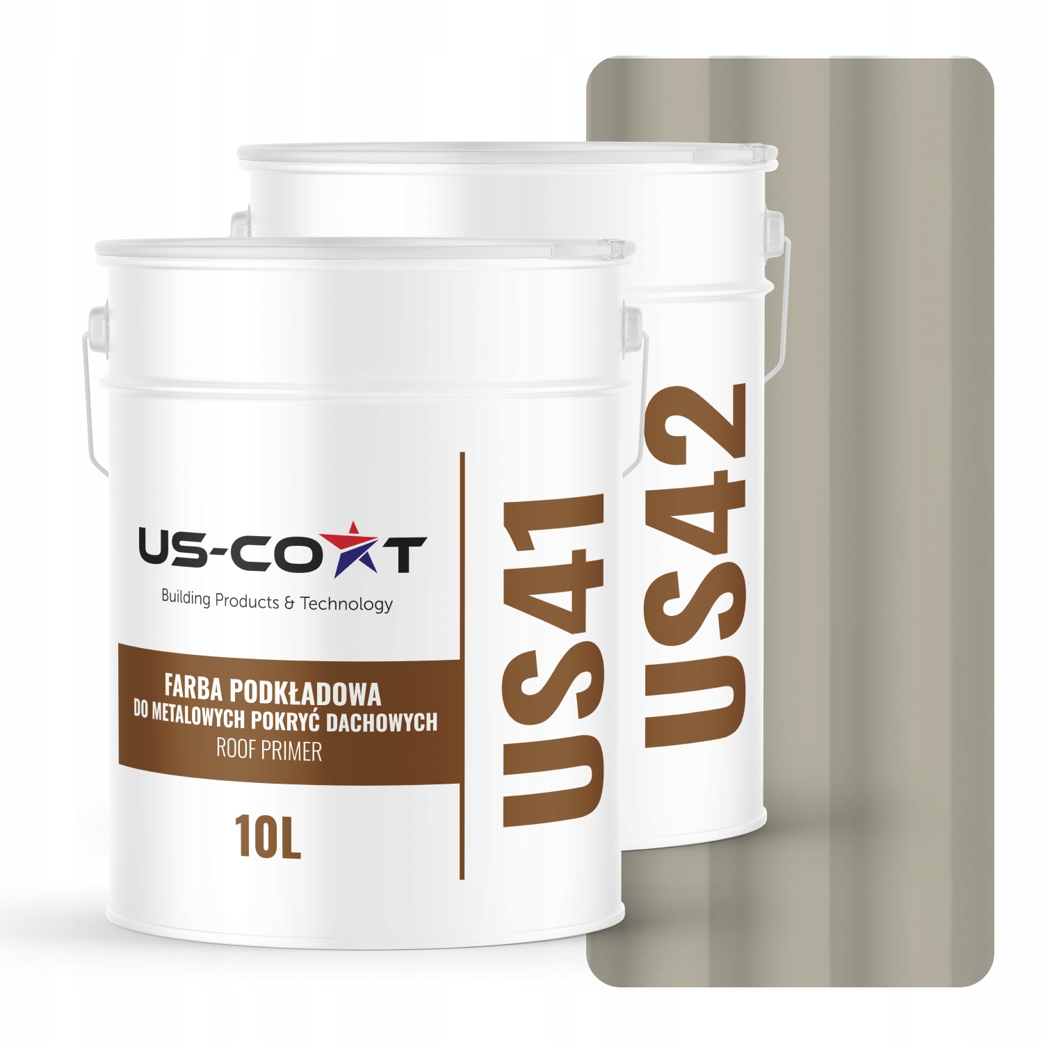 Farba Na Plechové Strechy Základná Sivobéžová RAL7032 74m2 Lesk