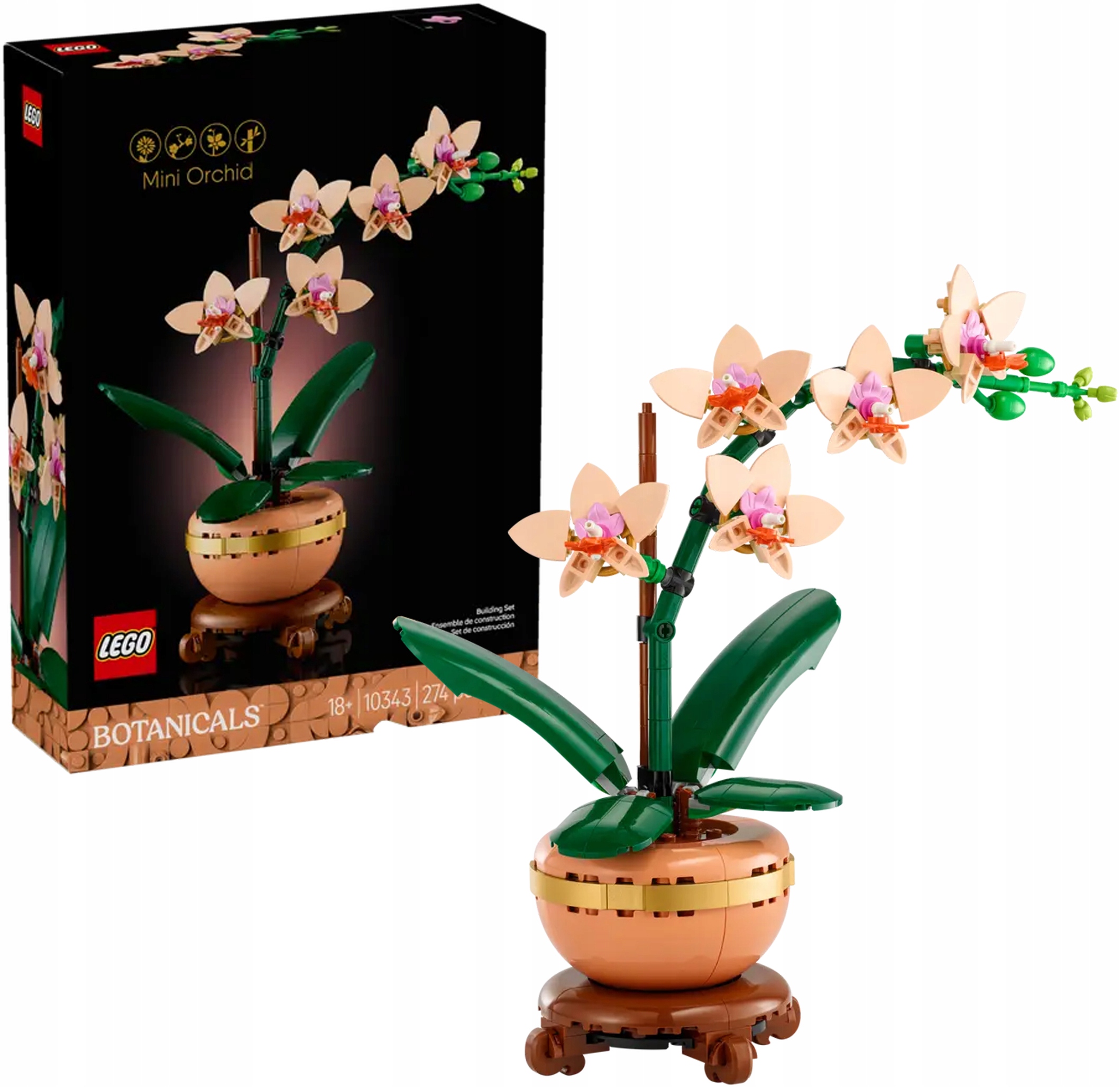 Lego The Botanical Collection Malá Orchidej 10343