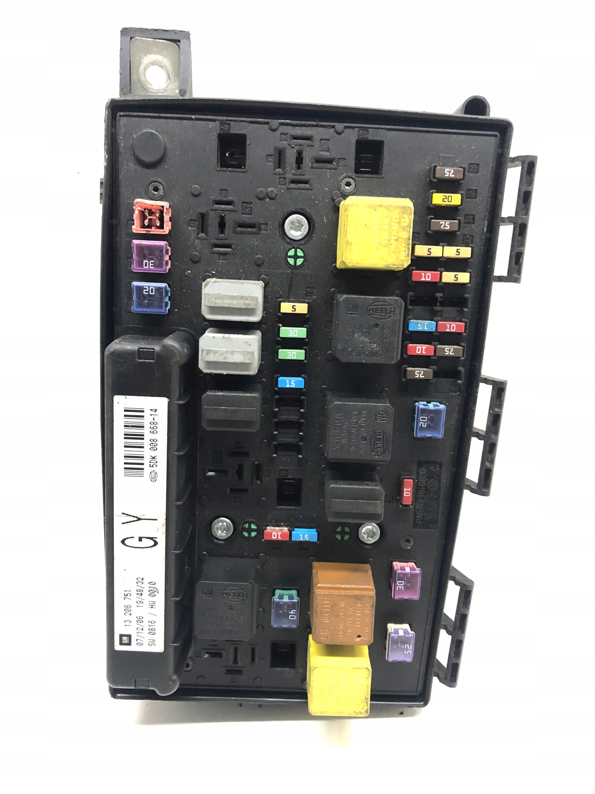 SKRZYNKA BEZPIECZNIKÓW ZAFIRA ASTRA H 13206751