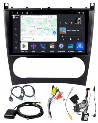 Autorádio Mercedes W203 W209 Carplay Wifi Android 4 Gb 64 Gb