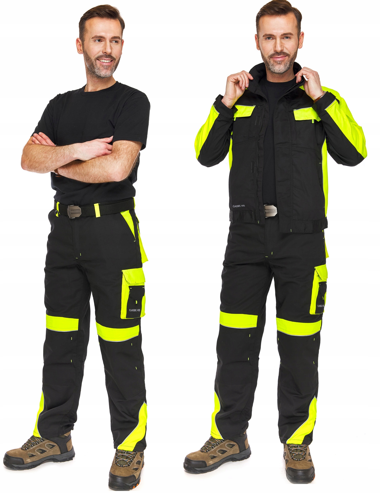 Прочная защитная одежда со светоотражающими вставками 46