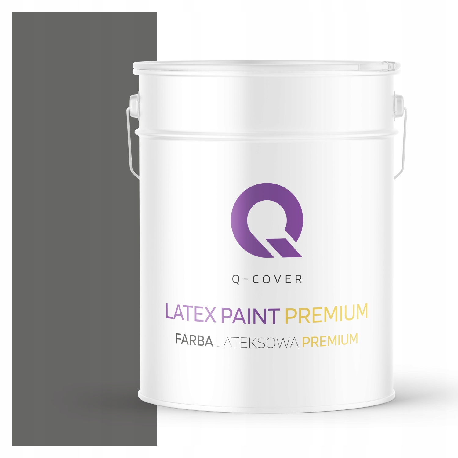 Umývateľná Farba Odolná Voči Škvrnám Na Stenu Grafitová Farba H1213 Grafit Mat 10 L