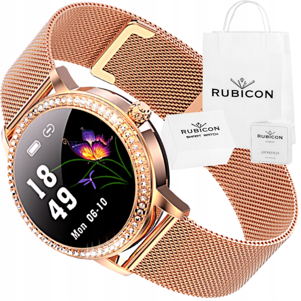 

DAMSKIsmartwatch Rubicon do Xiaomi Piękne Cyrkonie