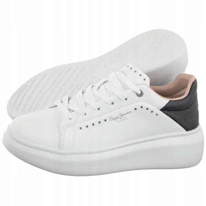 Dámské tenisky Pepe Jeans Yara Glam White PLS000022 800 Bílé