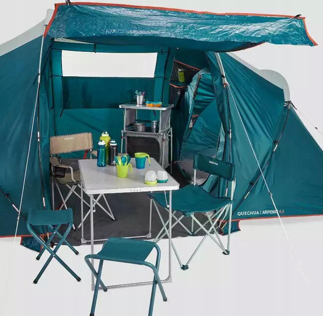 

Duży Namiot 4 osobowy 2 Sypialnie Przedsionek