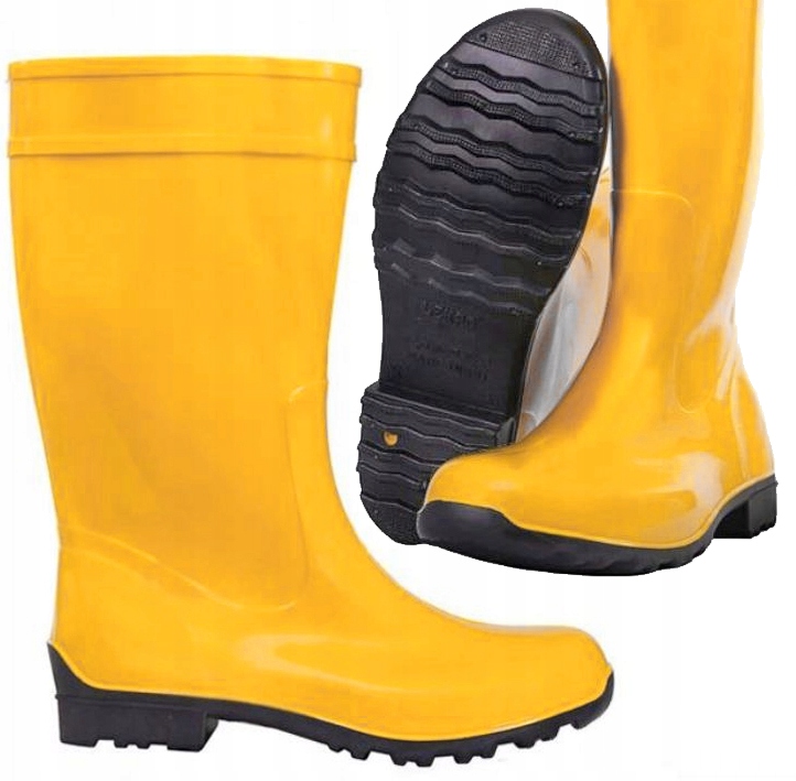 KALOSZE DAMSKIE ILSE 37 ŻÓŁTY GUMOWCE LEMIGO