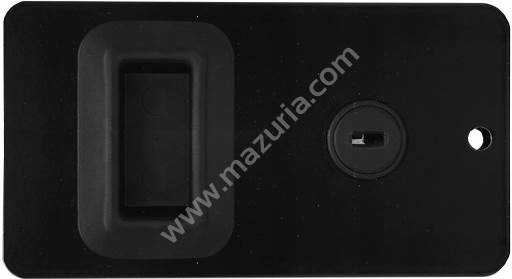 ZAMEK DO DRZWI PRZESUWNYCH CZARNY