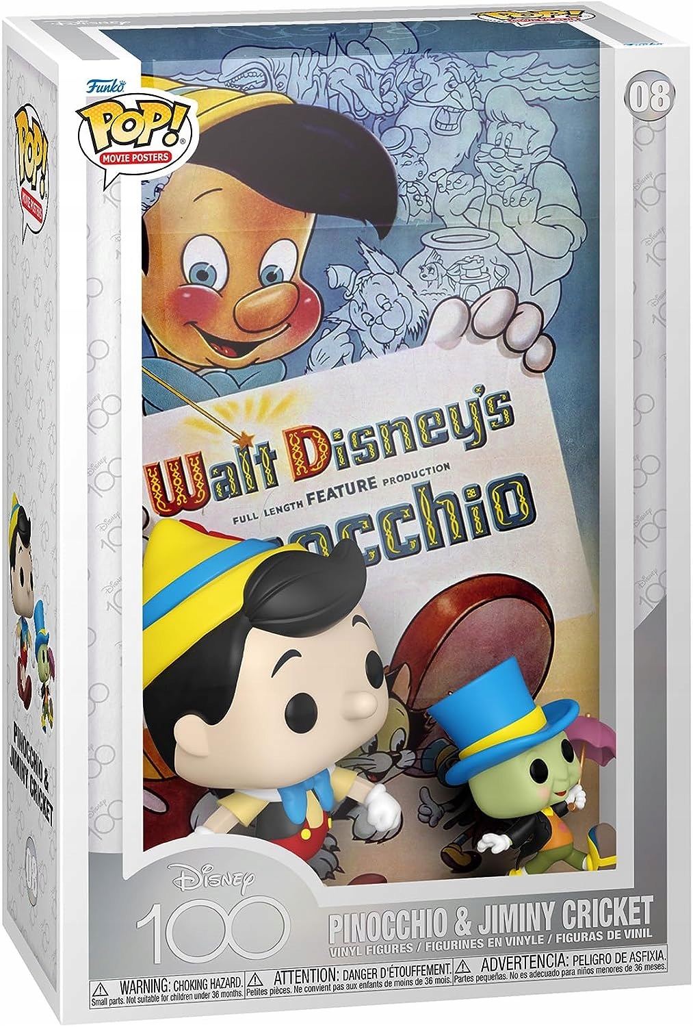 Funko Pop! Figura Pop Movie Poster Disney 100Th Pinokio 100-lecie