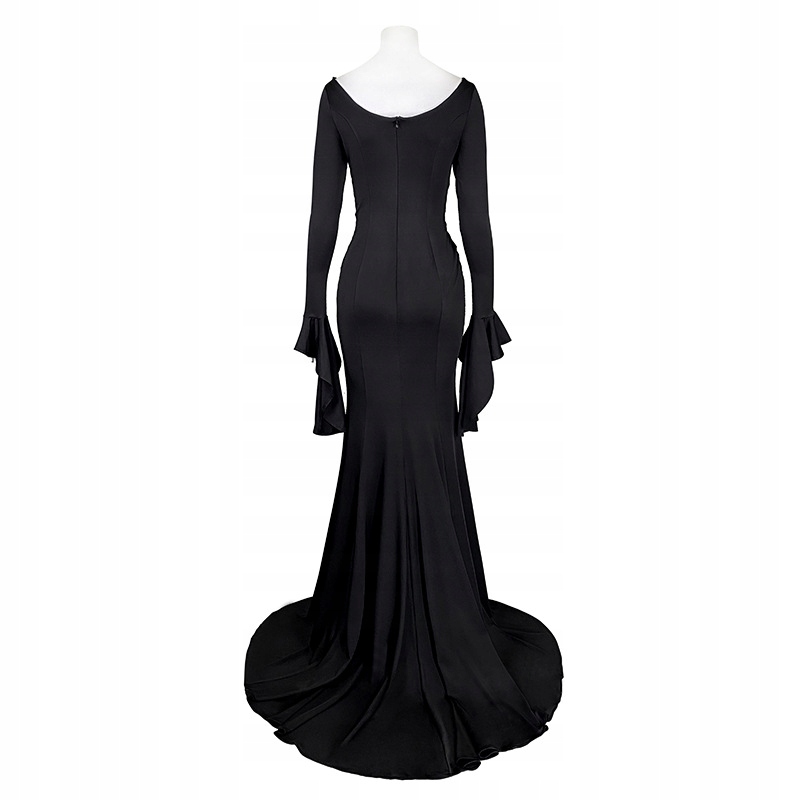 PRZEBRANIE MORTICIA ADDAMS ADDAMSÓW SUKNIA XXL Kod producenta KOSTIUM HALLOWEEN XXL