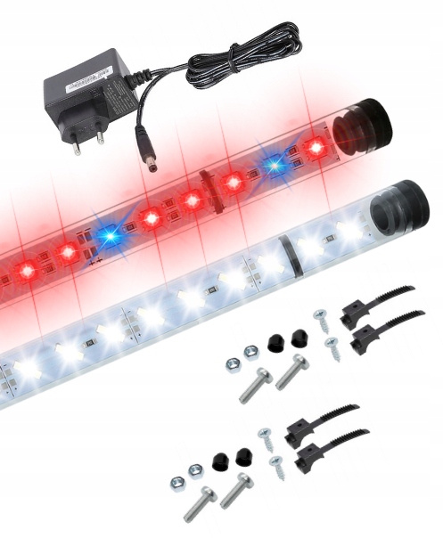 Levně Led zářivka do akvária Bílá Plant 2x140 cm