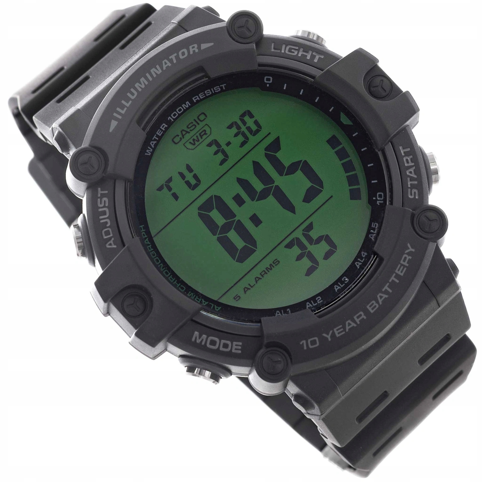 Pánské Casio Hodinky AE-1500WHC-1AVEF Pro Plavání