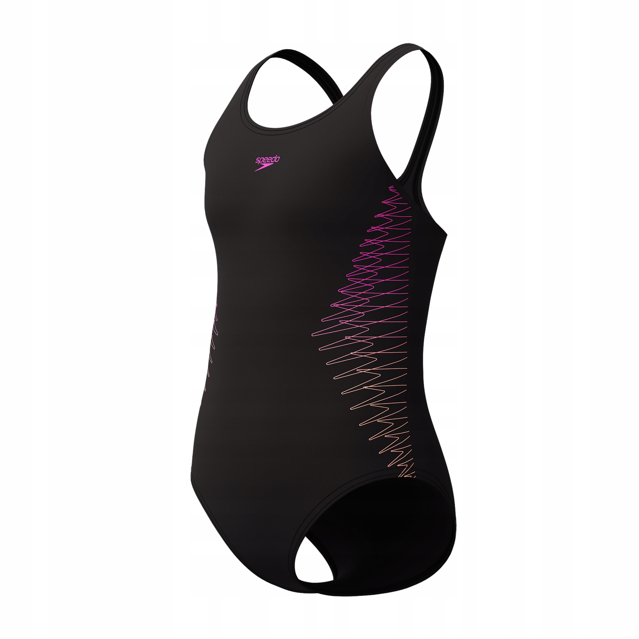 Jednodílné plavky do dívčího bazénu Speedo Placement 176 cm