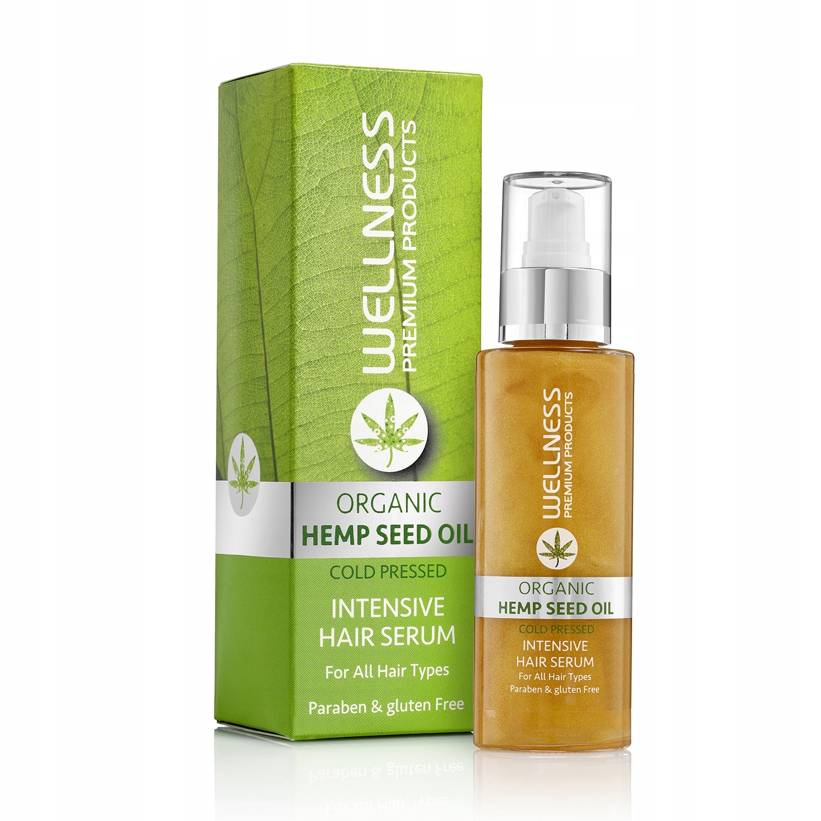 Wellness Premium Products intenzivní hydratační sérum na vlasy 100 ml
