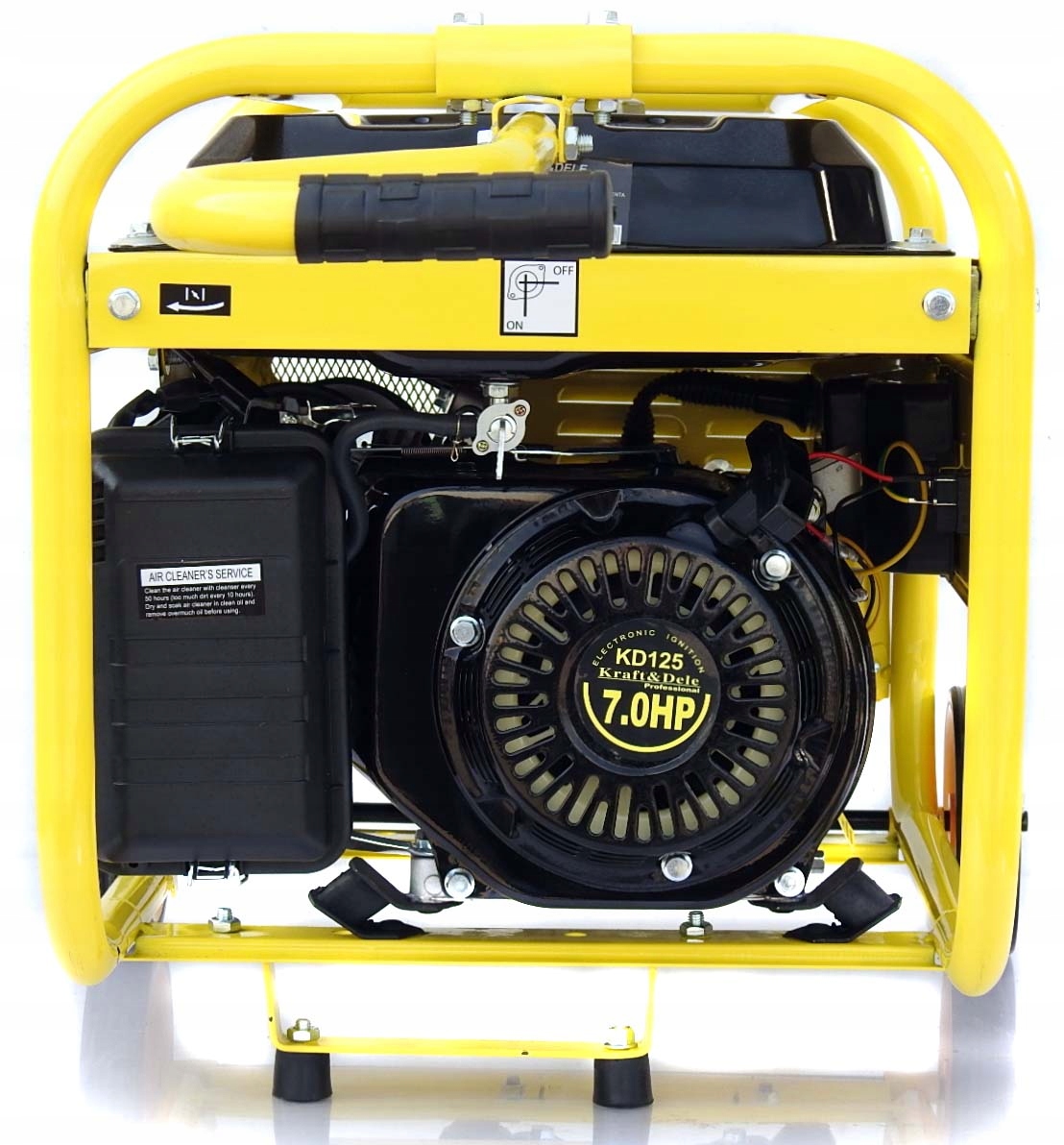 Agregat prądotwórczy 3800 W generator prądu 1 faza K&D PROFESIONAL Rodzaj paliwa benzyna