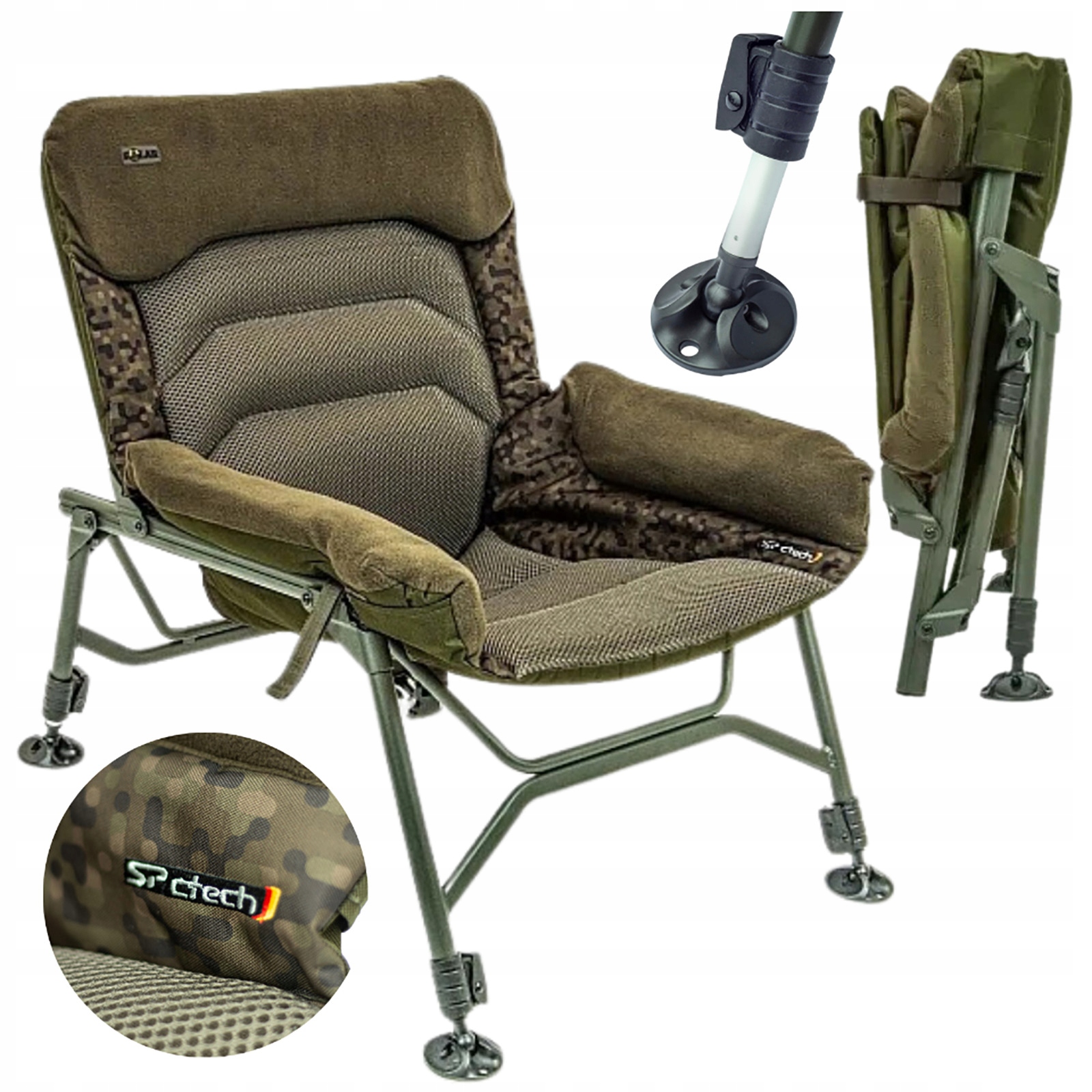 Rybářské křeslo Solar Tackle Sp C Tech Compact Sofa Chair Karpiová židle