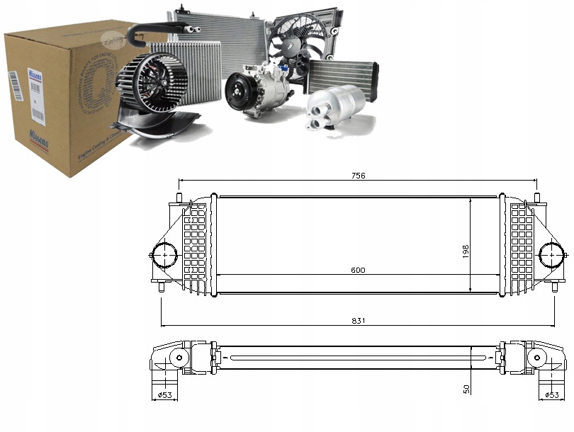 Intercooler Suzuki Grand Vitara II 1.9D 10.05-02. Nezbytnost řidiče #37