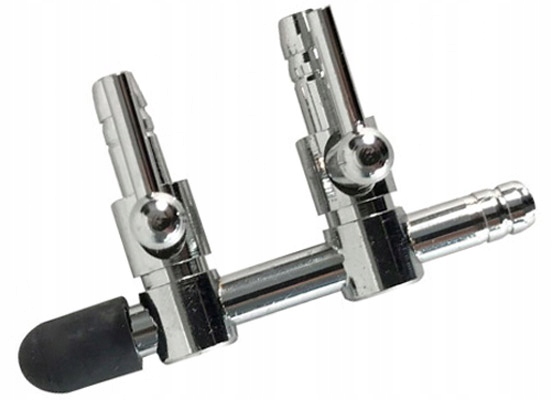

Zaworek Metalowy Dławik z Regulacją 4/6mm 2Wyjścia
