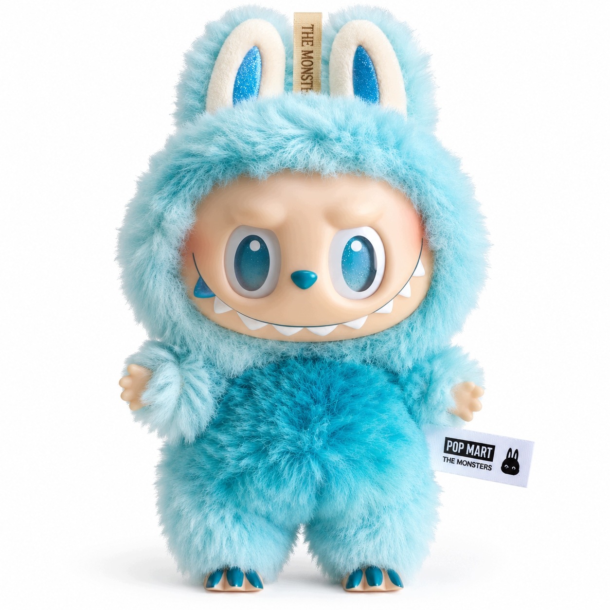 Labubu The Monsters Pop Mart niebieski 17 cm pluszak maskotka