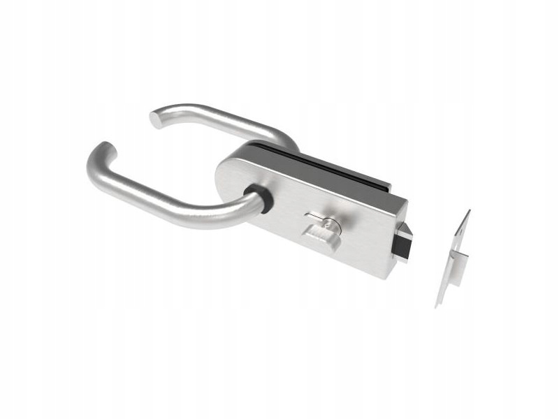 Zámek s cylindrickou vložkou pro sklo 8-12 mm