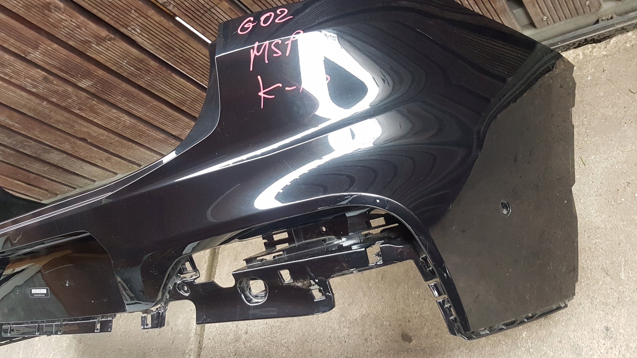 bumper rear BMW X4 G02 m-packet