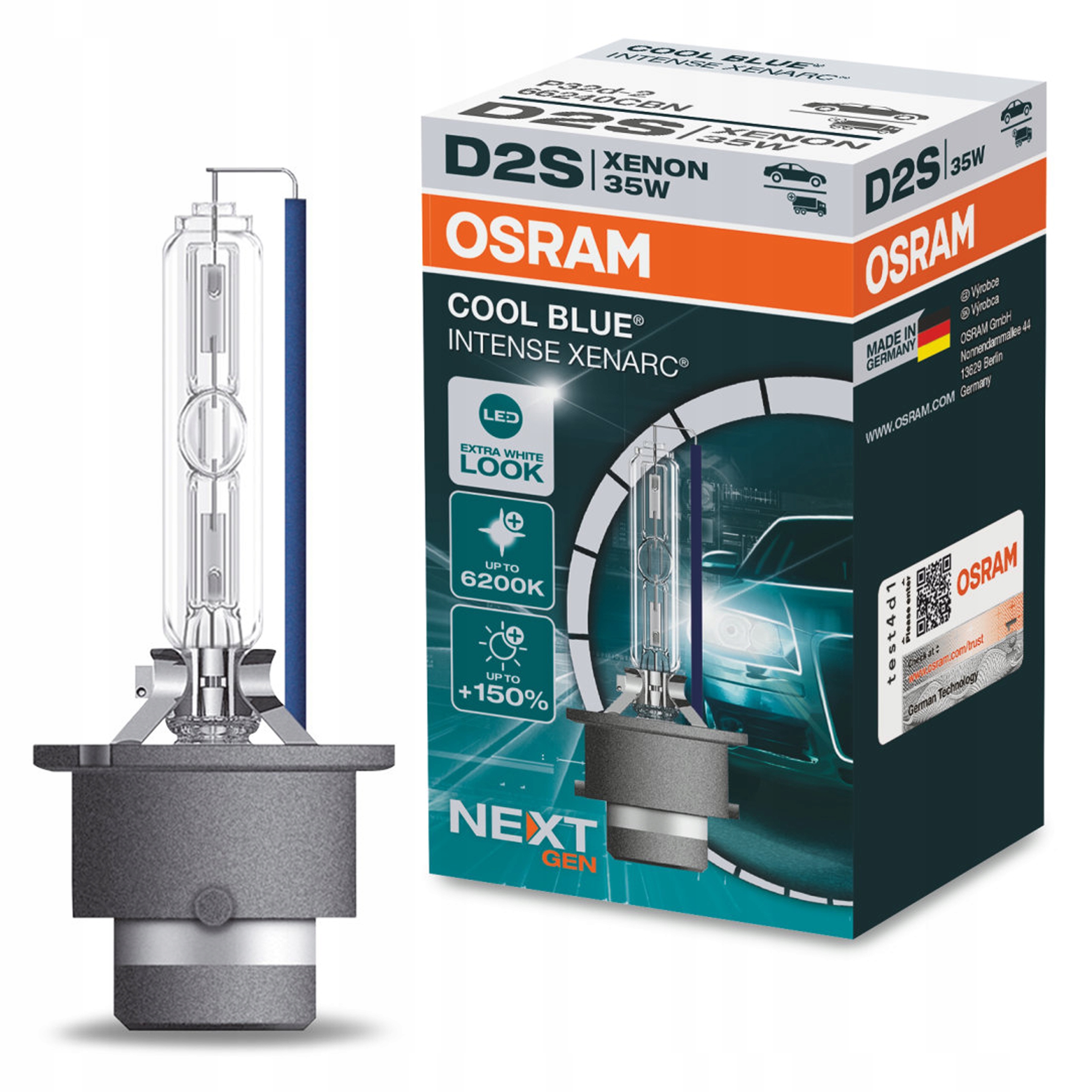 Żarówka Osram Xenarc Cool Blue Intense D2S 85V 35W