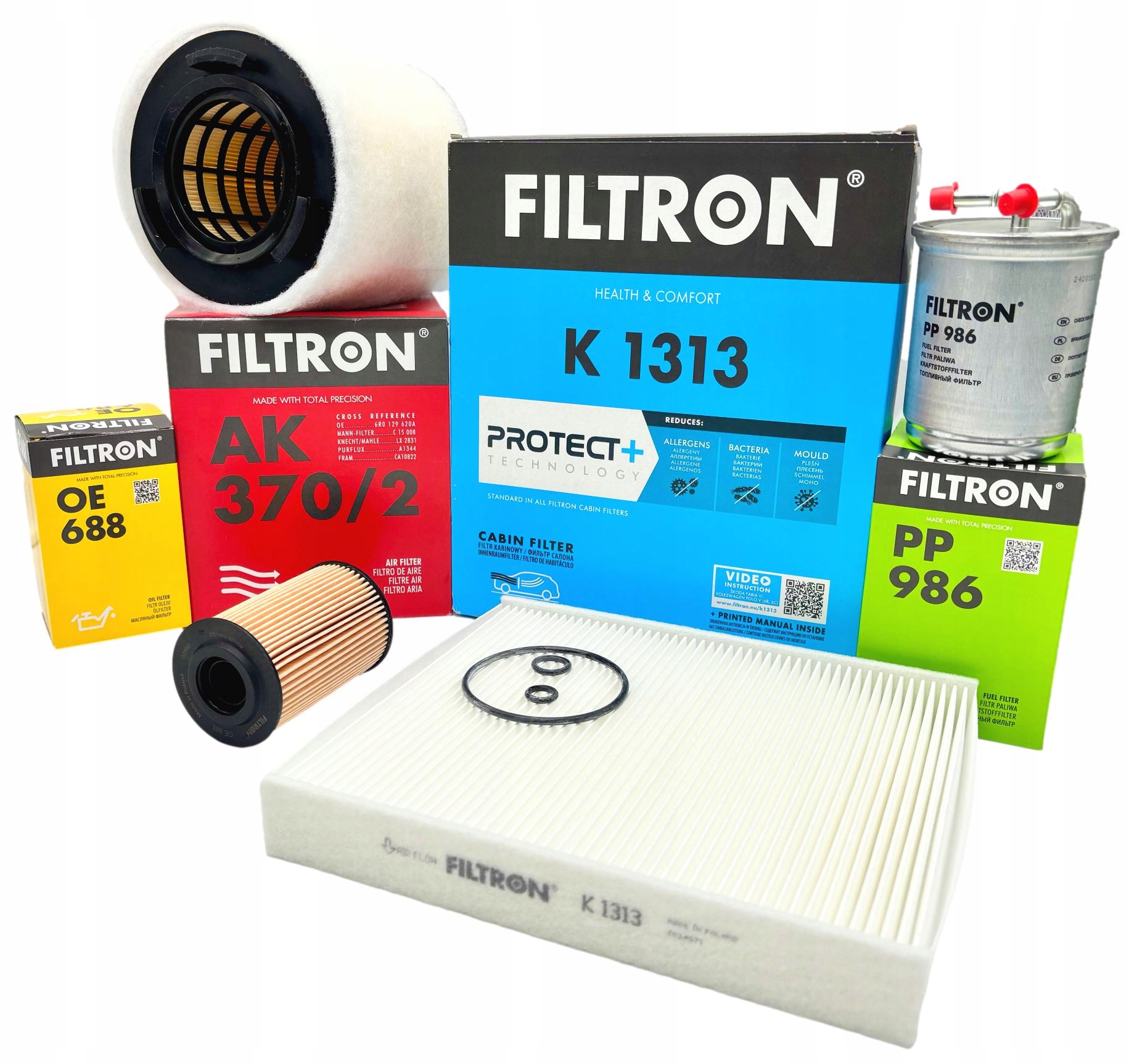 Filtron Sada Filtrů Škoda Rapida NH3 1.6 Tdi