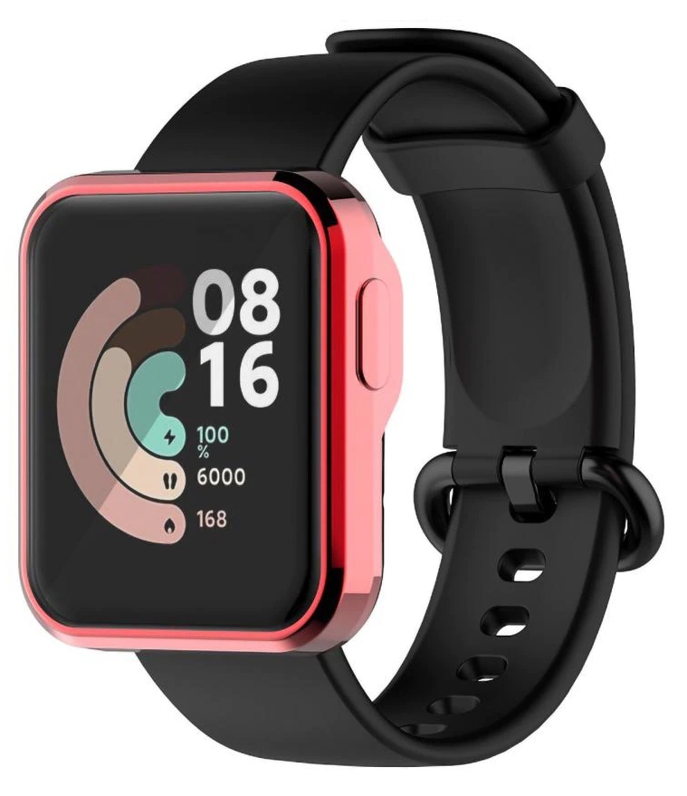 ETUI CASE + SZKŁO 2w1 NAKŁADKA OBUDOWA DO XIAOMI MI WATCH LITE KOLORY Kolor czerwony