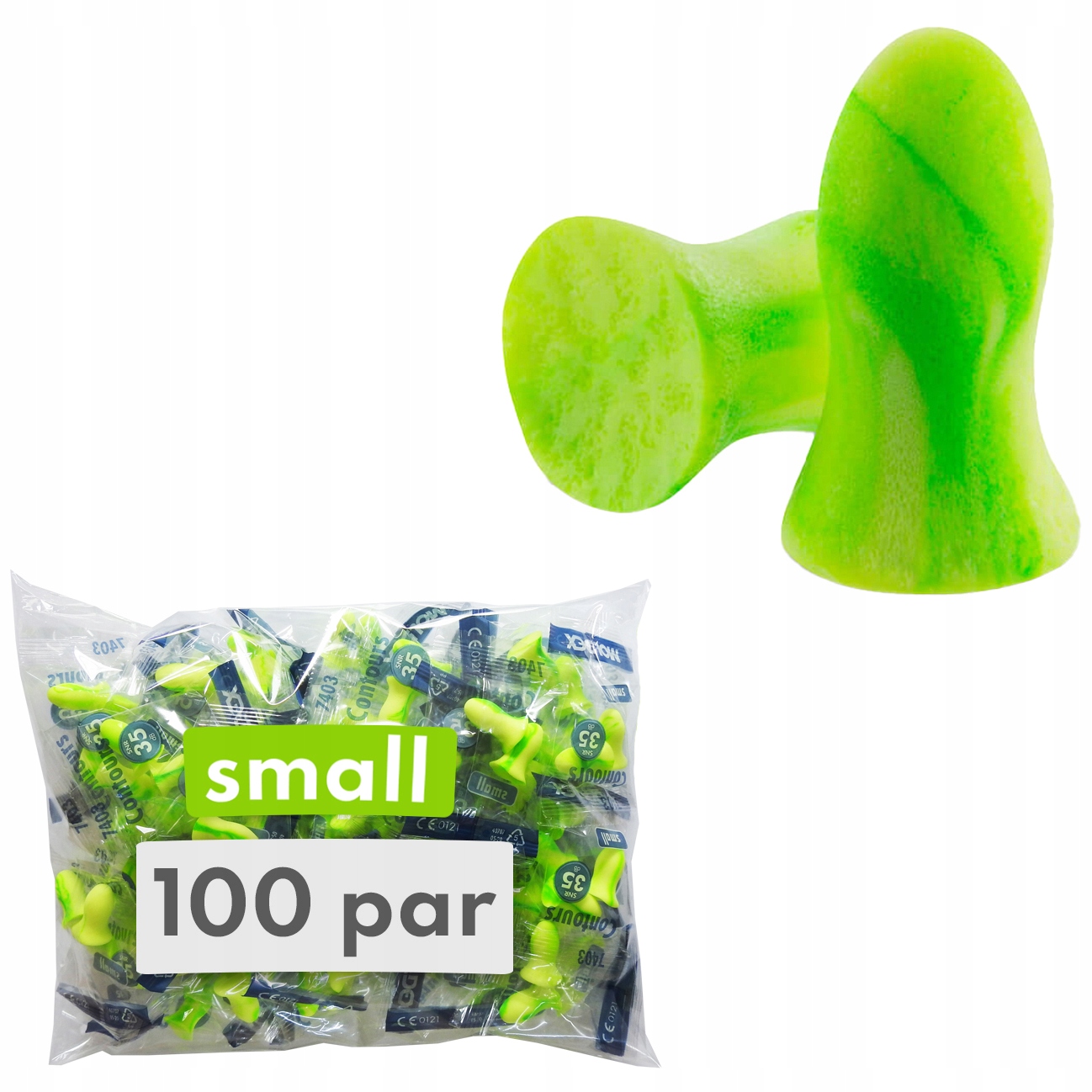 

Zatyczki do uszu Moldex Contours Small 100 Par