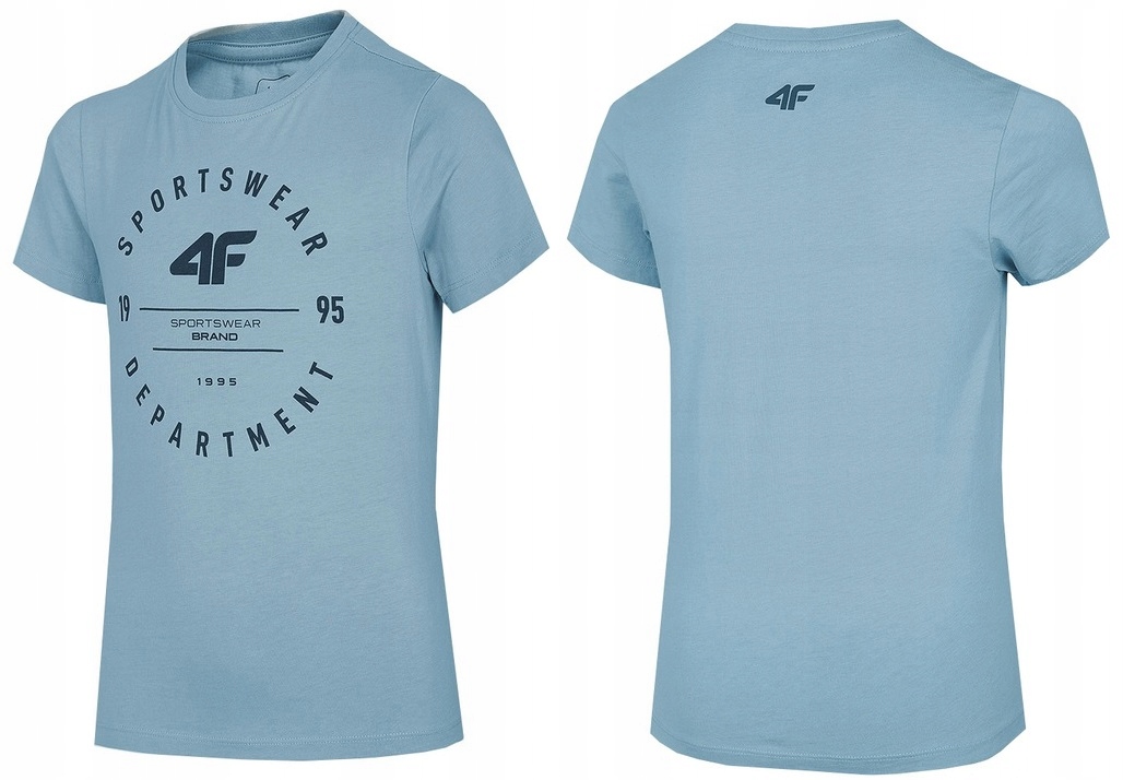 

4F Koszulka Chłopięca T-shirt JTSM003 158 Błękit
