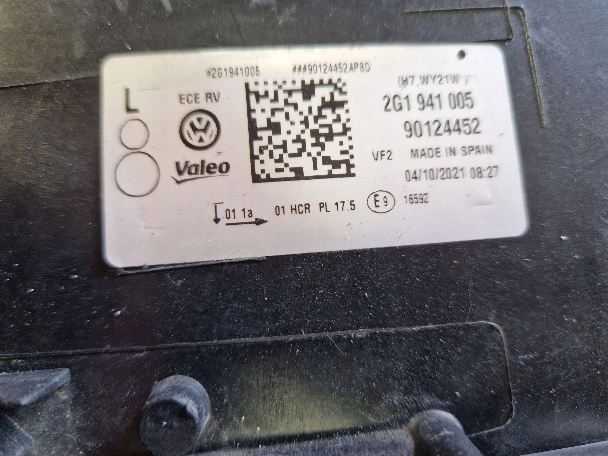 light left front VW POLO VI 2017R-> VALEO