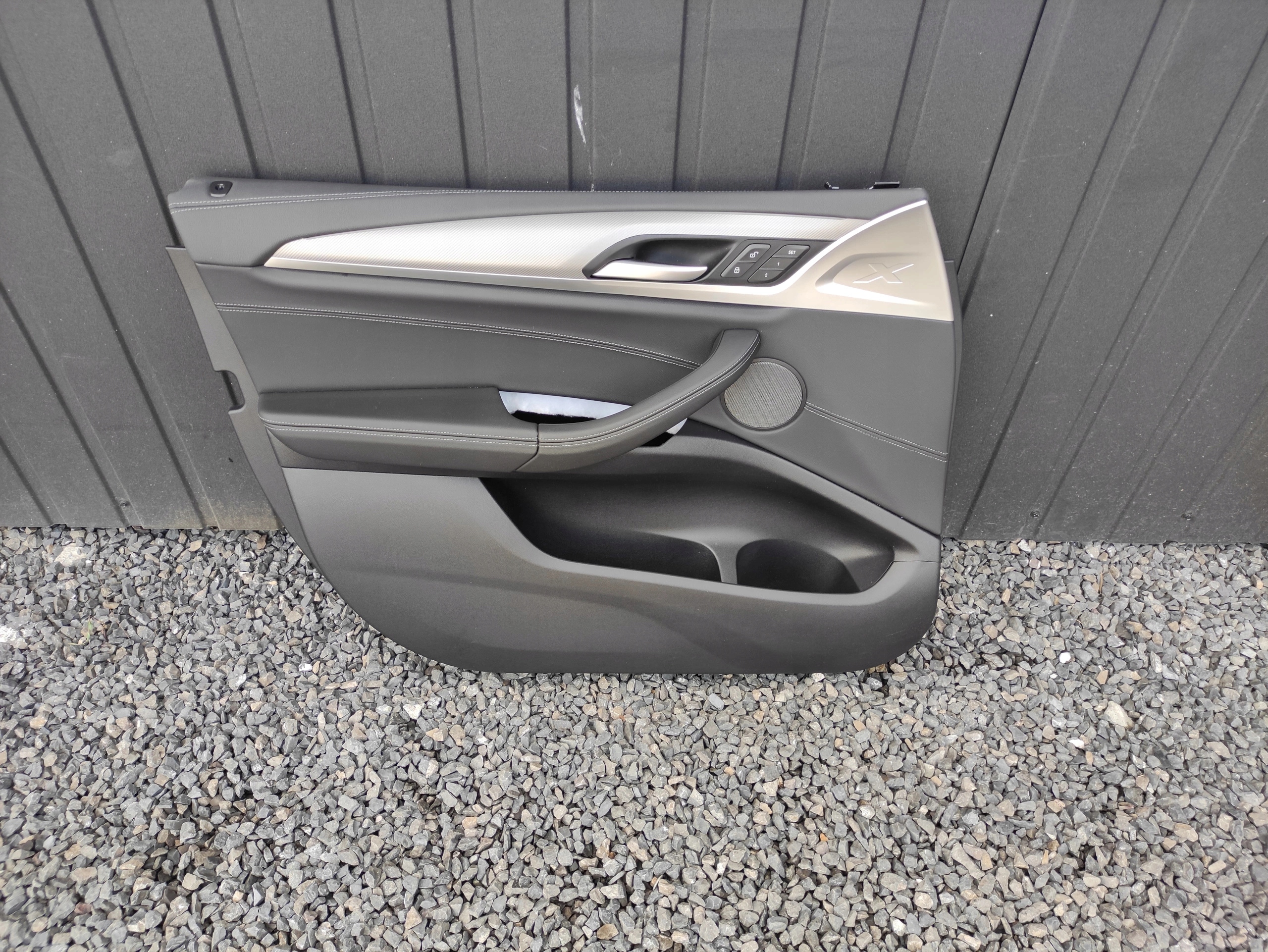 ОБШИВКА ДВЕРИ ЛЕВЫЙ ПЕРЕД ПЕРЕДНИЙ BMW X3 G01 CZARNA SKORA ЕВРОПА CH