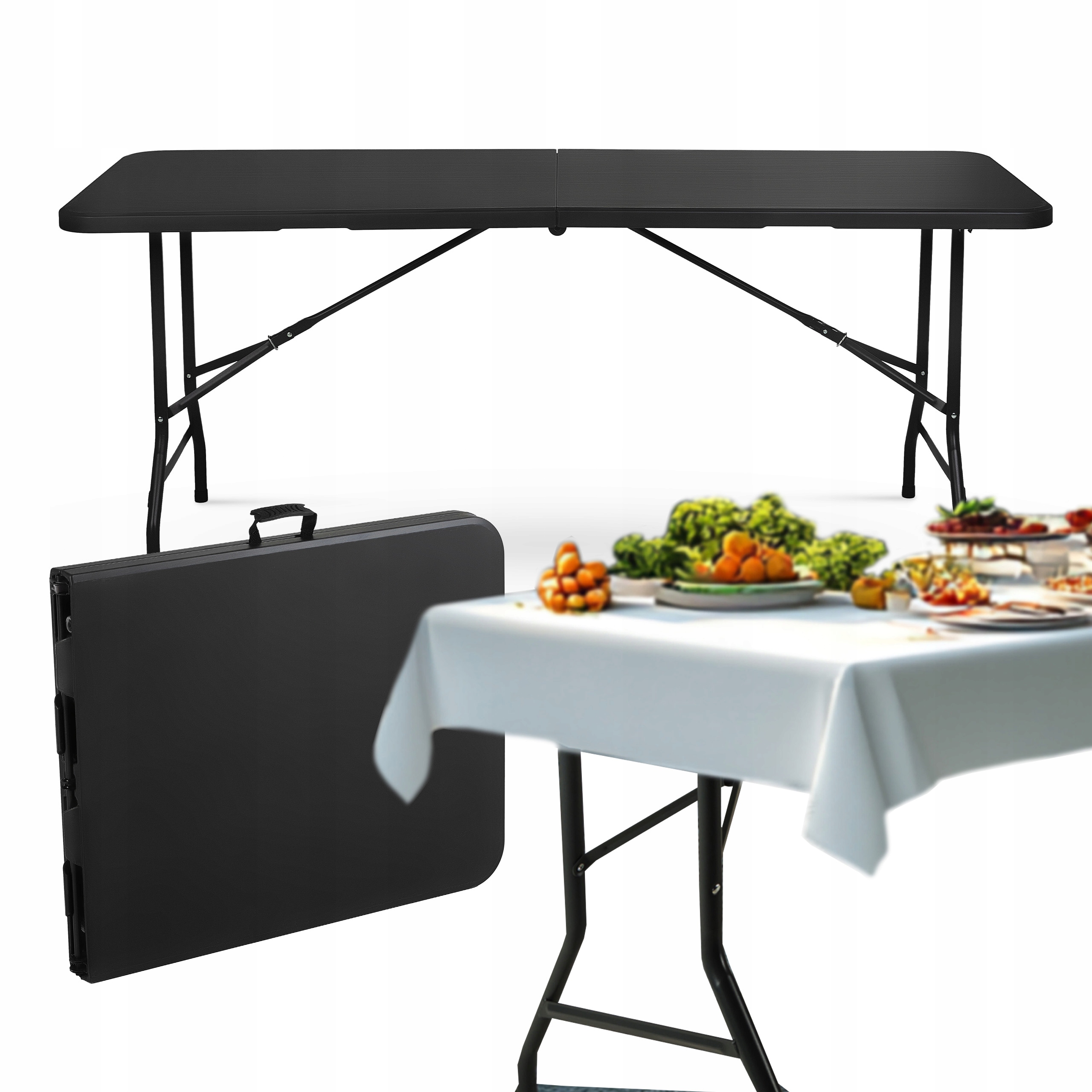 Skládací Zahradní Banketový Cateringový Stůl 180X70 Outtec